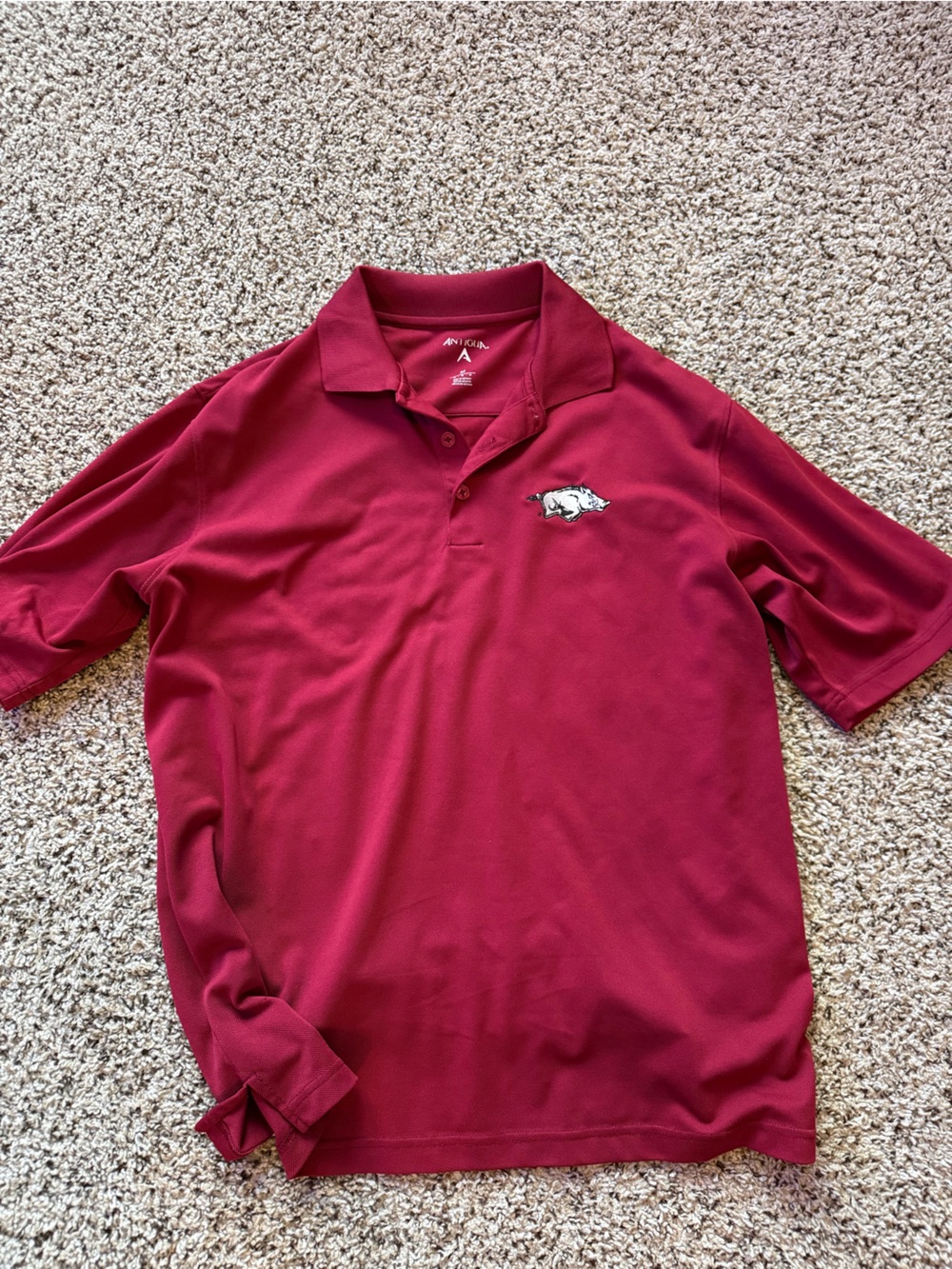 Antigua Men's Polo Shirt - Maroon